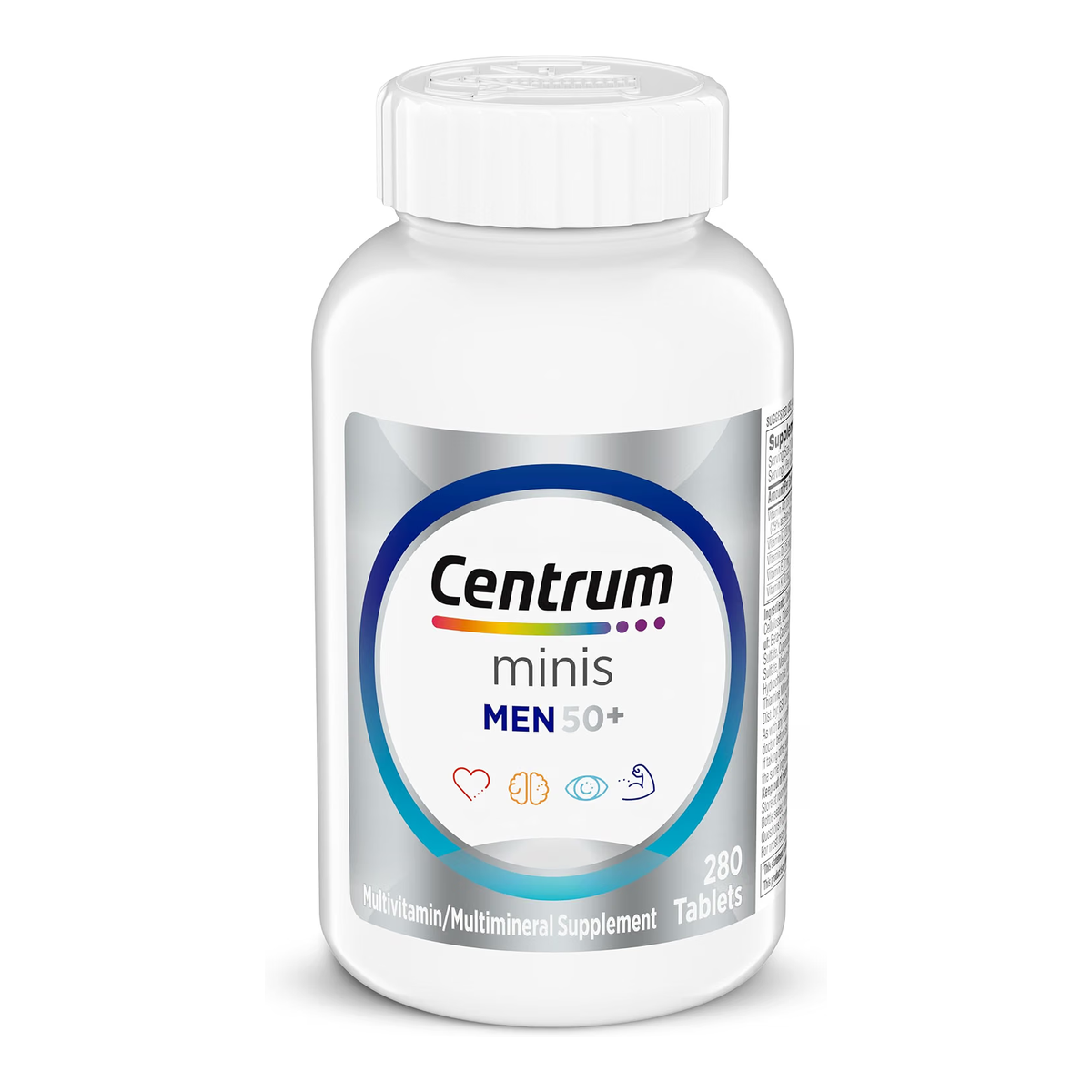 Centrum Minis Silver Men's 50+ 280-tablet bottle front
