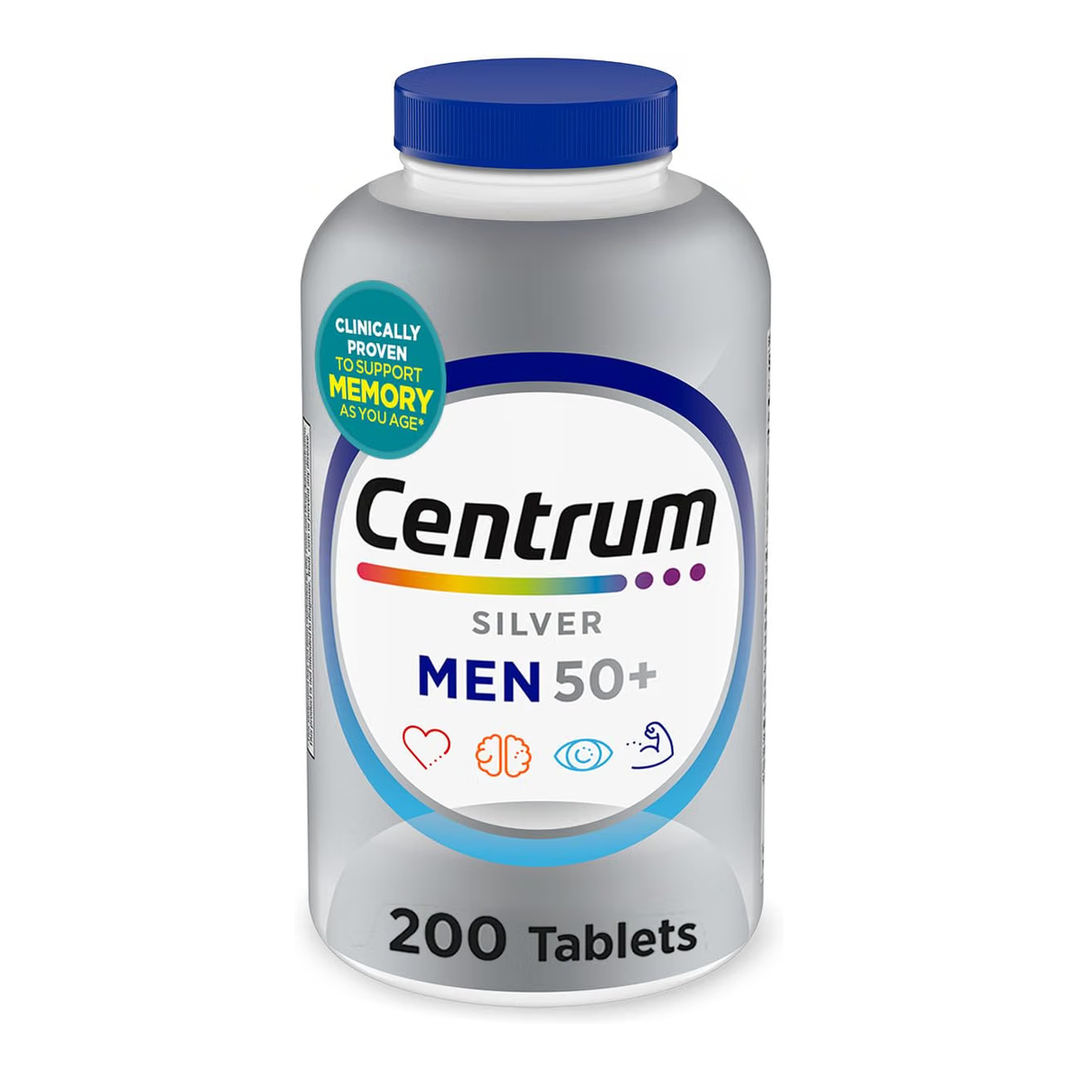 Centrum Silver Men's 50+ 200-tablet bottle front