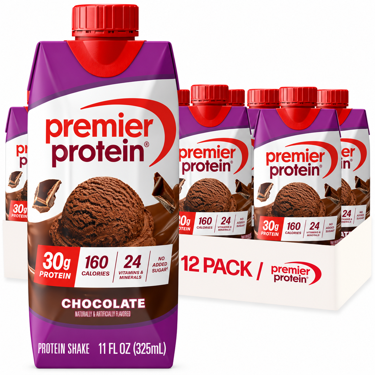 Premier Protein Chocolate 30 g protein shake 12-pack